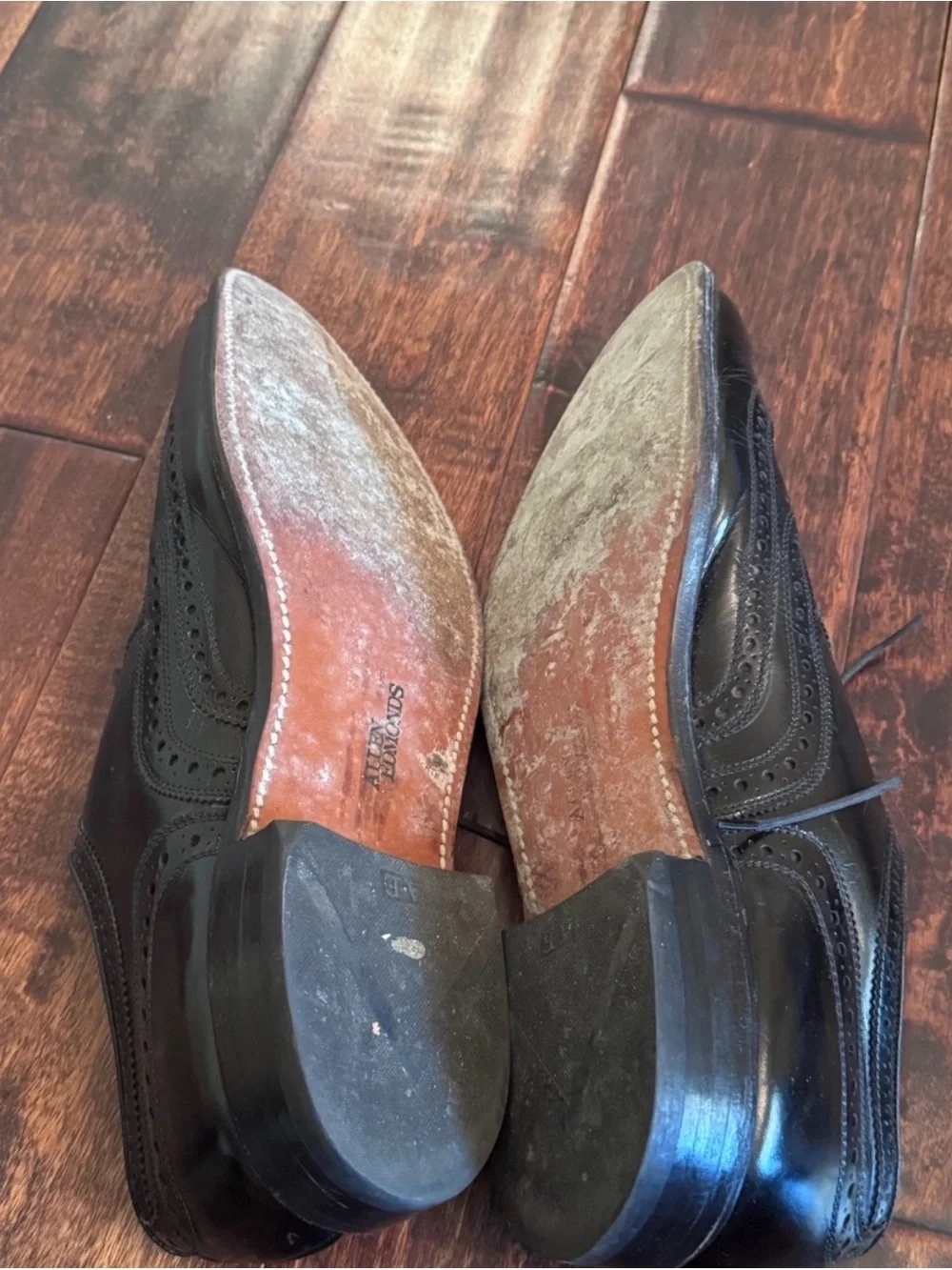 ALLEN EDMONDS McAllister Wingtip Oxford Dress Shoe Sz 11A